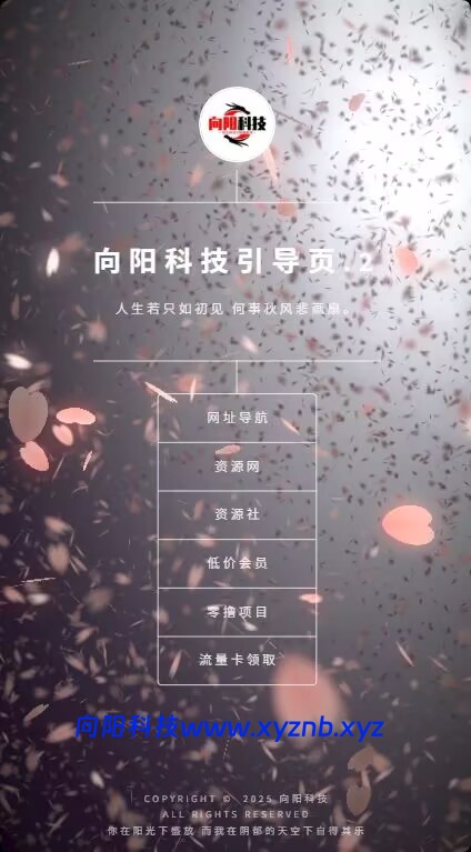 图片[2]-个人主页/引导页源码（2号）-向阳博客