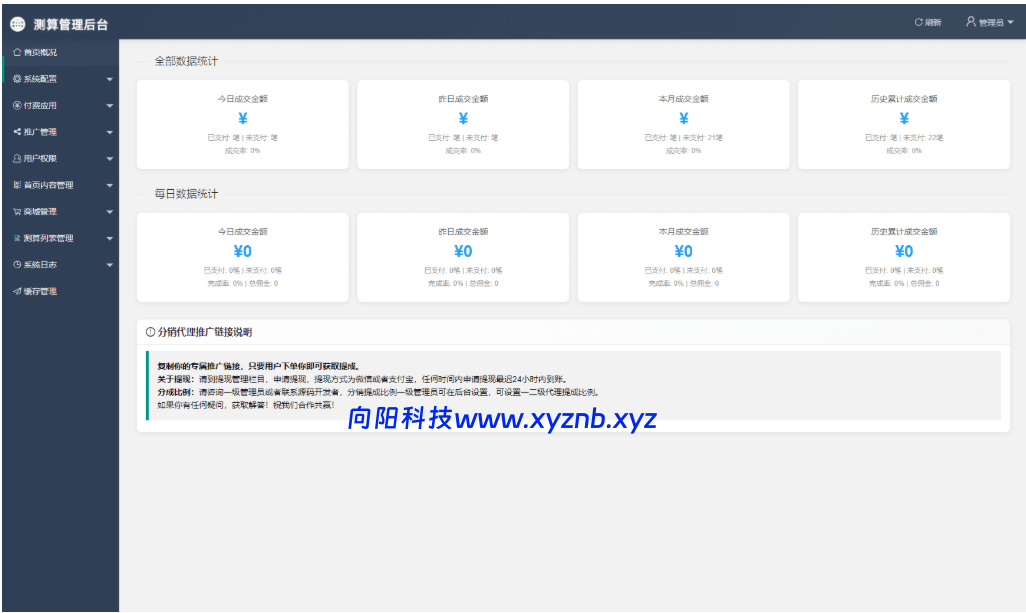 马年新版测算系统源码 2026全开源修复版 支持易支付带教程-向阳博客