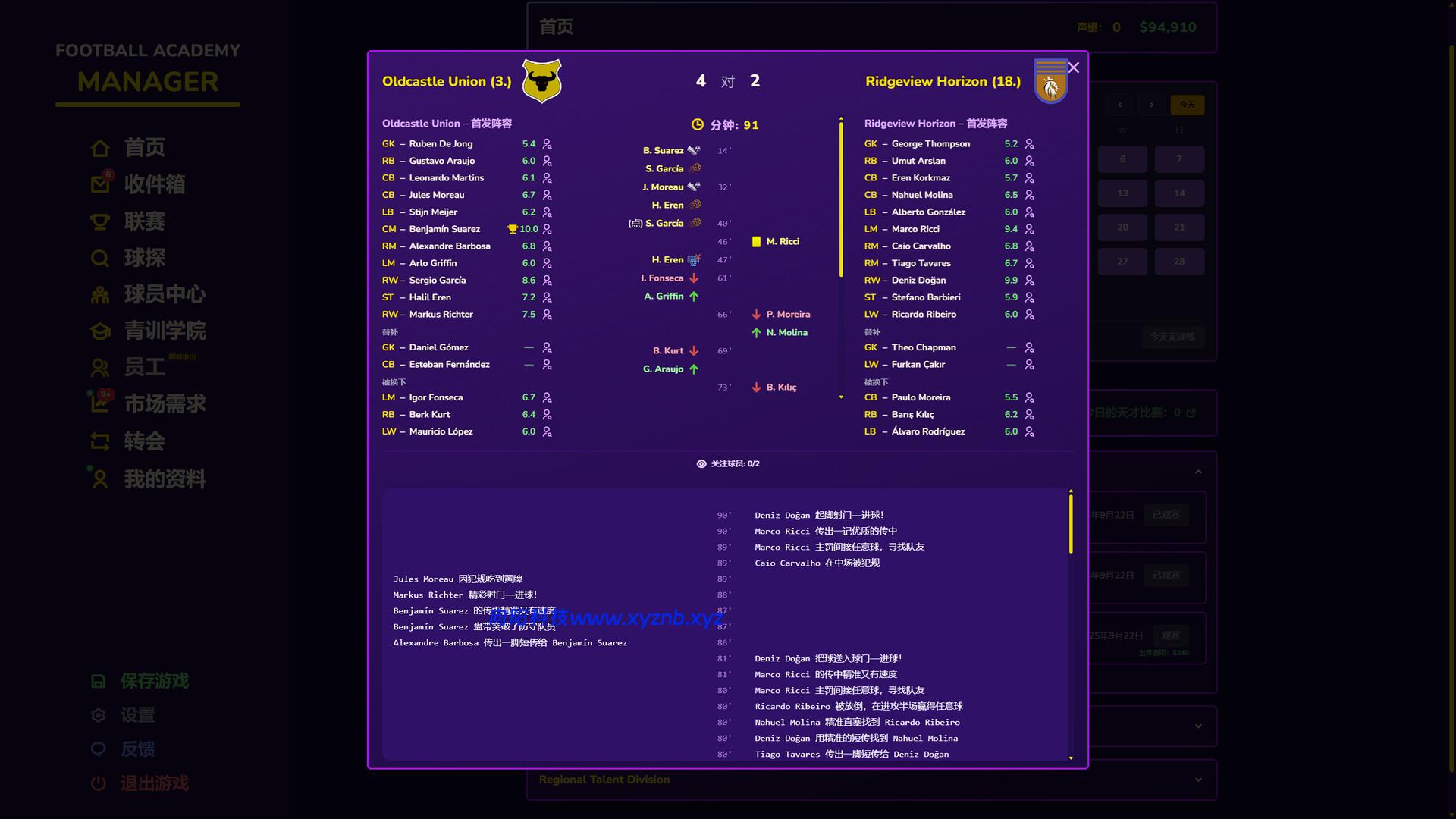 足球青训学院经理/Football Academy Manager