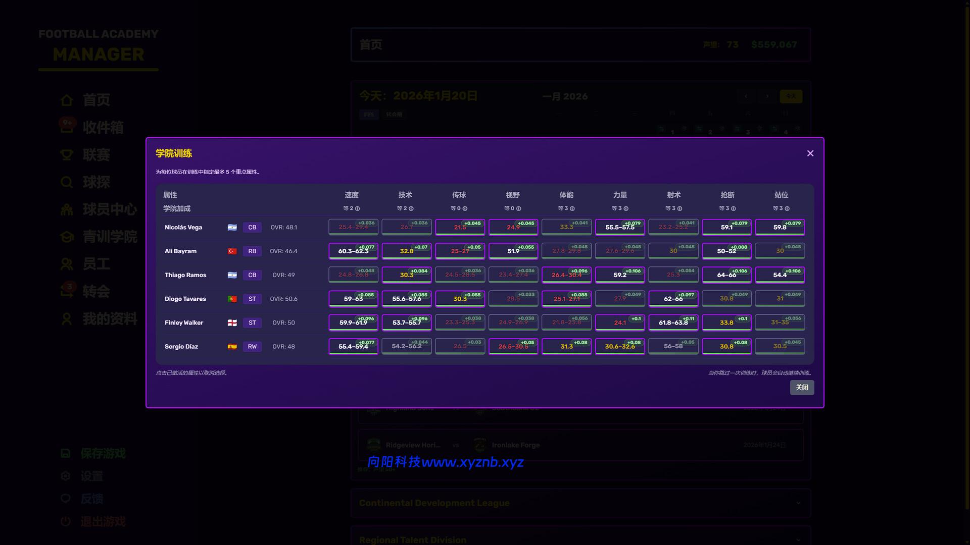 足球青训学院经理/Football Academy Manager