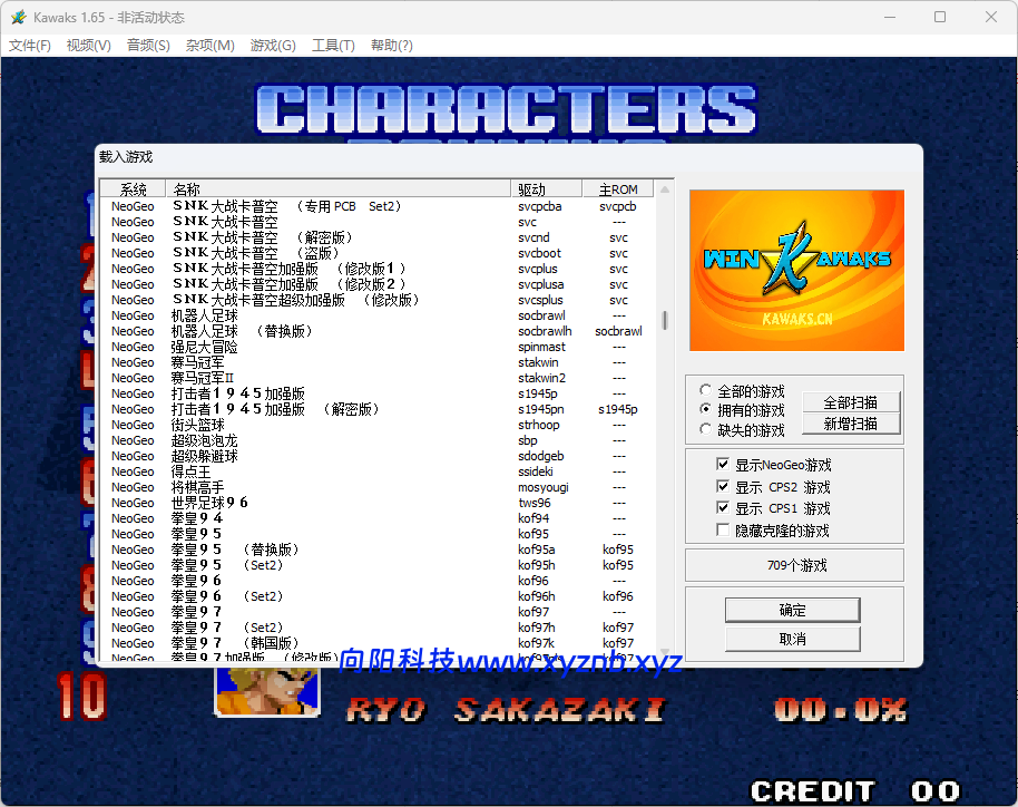 街机经典游戏整合包-Kawaks模拟器-向阳博客