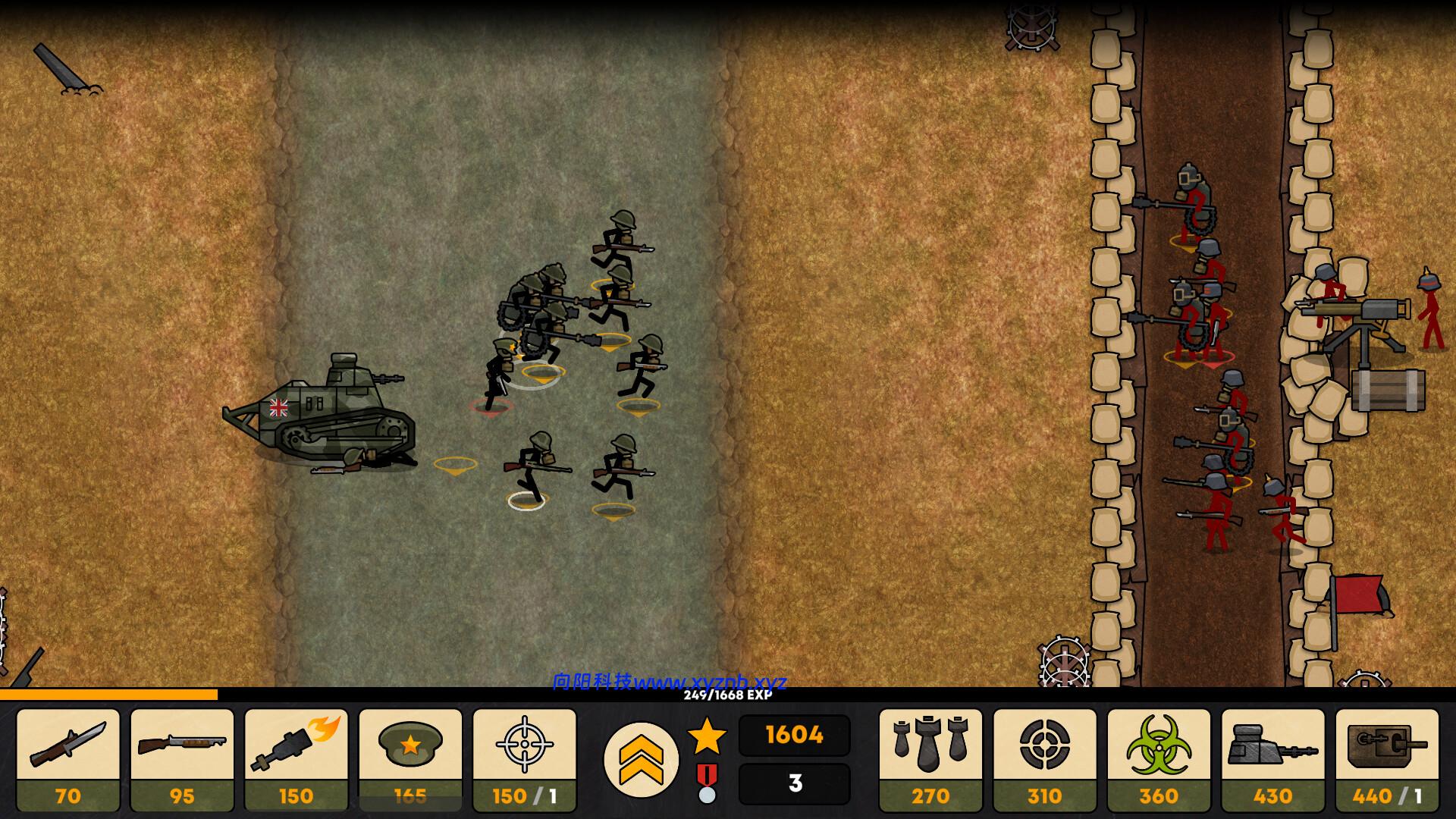 火柴人战壕/Stickman Trenches-向阳博客